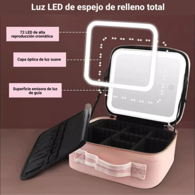 Neceser de Maquillaje Espejo LED®