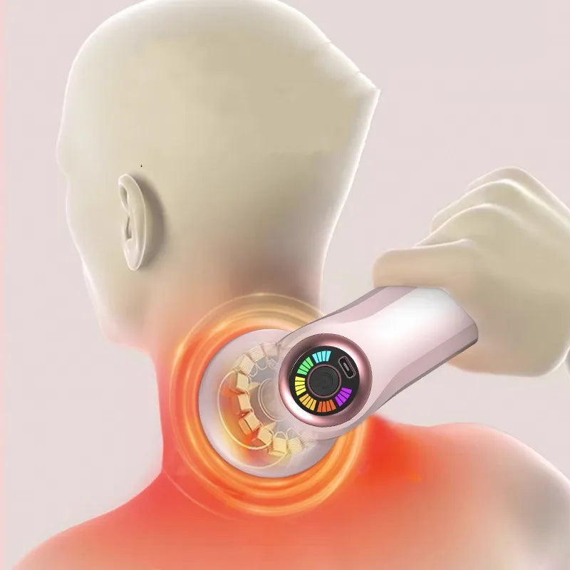 Masajeador Vibropercutor Corporal 5 Cabezas