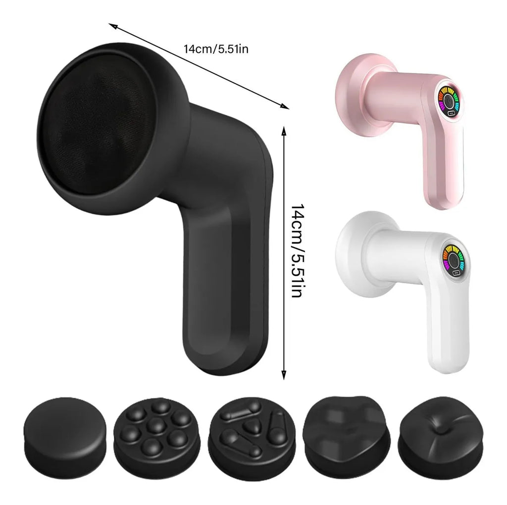 Masajeador Vibropercutor Corporal 5 Cabezas