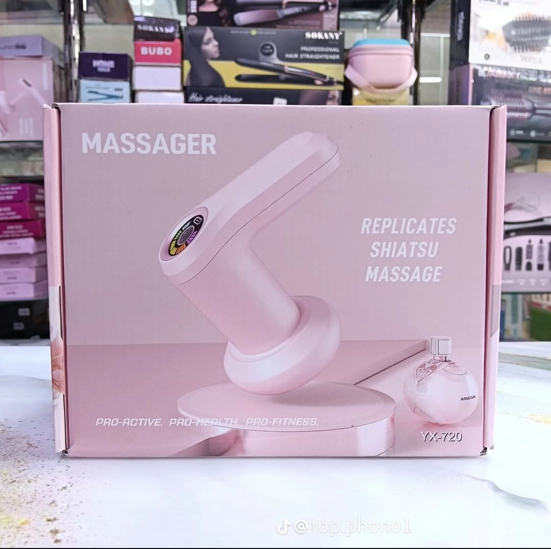 Masajeador Vibropercutor Corporal 5 Cabezas